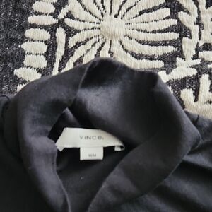 Vince Black Tissue Turtleneck